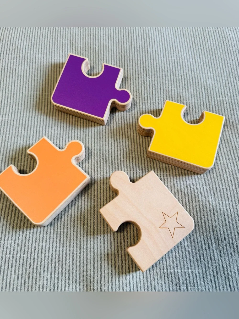 LOVEVERY Chunky Wooden Jigsaw Puzzle - Like New!